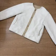 キルティングボアフリースリバーシブルジャケット