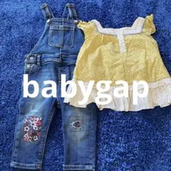 babygap オーバーオール　チュニック　セット　花柄　80 95 可愛い