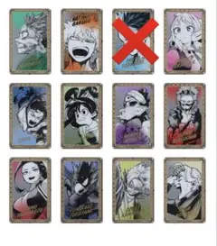 僕のヒーローアカデミア 原画展 箔押しクリアカード