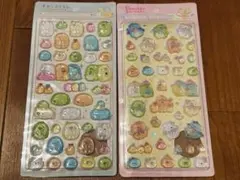 すみっコぐらし　3Dステッカー　2枚　ぷくぷくシール　ボンボンドロップシール