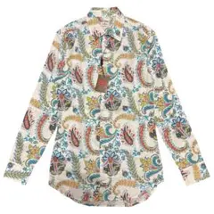 ETRO エトロ ペイズリープリント コットンシャツ 長袖 メンズ 39 タグ付