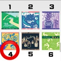 ミセス　一番くじ　G賞　ジャガードタオル　ビターバカンス