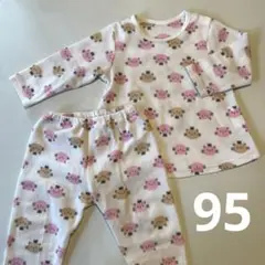 ねこのフリースパジャマ　95