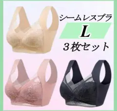 シームレスブラ ノンワイヤー 大きい ナイトブラ 着痩せ 美胸 まとめ売り　下着