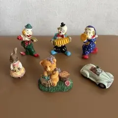 ピエロ 置物 4体セット 道化師 フィギュア - メルカリ