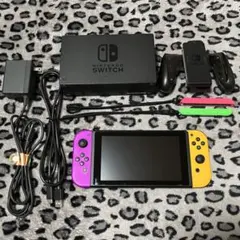 NintendoSwitch 本体 パープル オレンジ