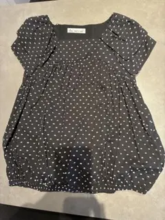 美品♡Cen セン コードットブラウス ホワイト トップス 白 バルーン 美品♡Cen セン コードットブラウス ホワイト トップス 白 バルーン