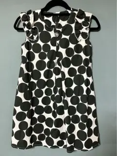 ninoニノ　ドット柄ワンピース　140cm
