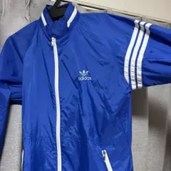 adidas ナイロンジャケット ブルー ADS-200