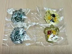 ハリーポッター ホグワーツ ピンバッジ 4個セット