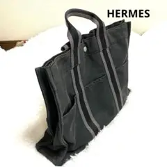 ⭐️極美品⭐️エルメス HERMESフールトゥMMトートバッグ A4収納 バイカラー ✨極美品✨HERMES エルメス フールトゥ MM トートバッグ レッド