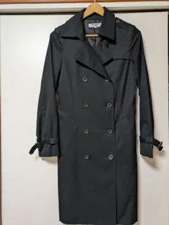 NATURAL BEAUTY BASIC ブラックトレンチコート M