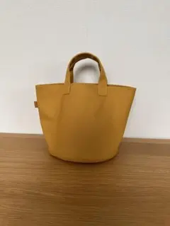 【ハンドメイド】帆布バケツトートバッグS＊マスタードのサムネイル
