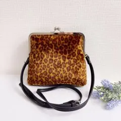 レオパード柄 ショルダーバッグ LOWRYS FARM がま口