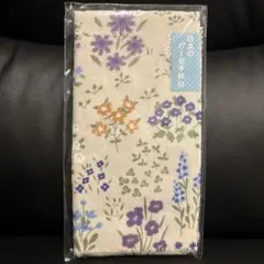 【新品未使用】日本のガーゼ手拭い 花柄 日本製