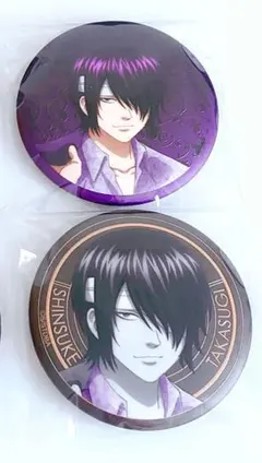 銀魂 ランダムジュエリー加工缶バッジVol.2 高杉晋助 2点セット