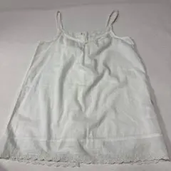 ホワイト キャミソール レース装飾　更に値下げ　今週特価
