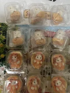 シルバニア キラキラくじ ゆきヒョウ　ラテネコ　シルバニアファミリー　12個