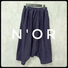 ✅️n'or サルエルパンツ ワイドパンツ パープル Ｆ