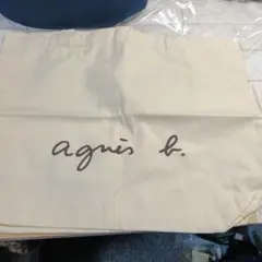 agnès b. アイボリー トートバッグ