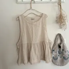 SamansaMos2 ベージュ ベスト