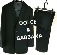 DOLCE&GABBANA　ドルガバ　スーツ　セットアップ　ブラック　50のサムネイル