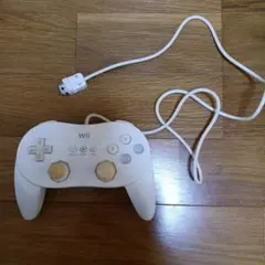 Wii コントローラー 有線 ホワイト　ジャンク品