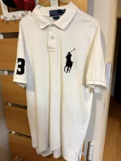 【美品】Polo by Ralph Lauren ポロシャツ ホワイト XLのサムネイル