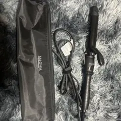 SALONIA ヘアアイロン ブラック 収納ケース付き 32mm