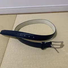 ネイビー レザー ベルト 調整可能