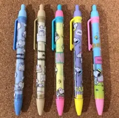 スヌーピー ボールペン&シャープペン　5本セット