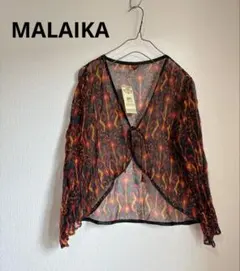 MALAIKA マライカ シースルー ボレロ 花柄　ブラウス　エスニックのサムネイル