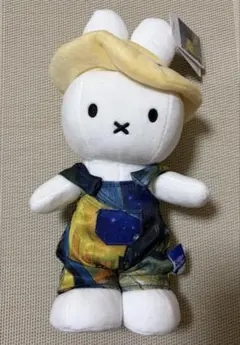 ミッフィー ぬいぐるみ 大ゴッホ展 夜のカフェテラス 大 オーバーオール 新品！のサムネイル
