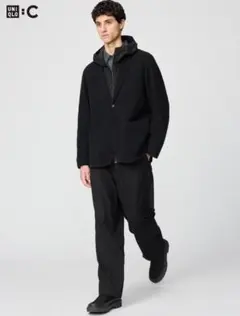 新品！ UNIQLO C ユニクロ C　イージーワイドテーパードパンツ　M