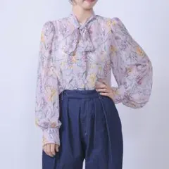 ロイスクレヨン アイリス ブラウス &ellecy アンドエルシー 花柄 ロイスクレヨン アイリス ブラウス &ellecy アンドエルシー 花柄