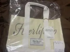 新品⭐︎Her lip to HLT Mini Tote ivory 白 限定 - メルカリ