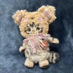 A猫 アンティークな水色猫アートドール【ハンドメイド - メルカリ