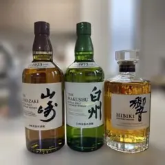 響・山崎・白州　サントリー6本セット【新品未開封】 サントリー - サントリーウイスキー 6本セット 山崎 白州 響