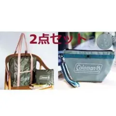 リンネル 2025年5月号 増刊 付録 コールマン ポーチ バッグ 付録セット