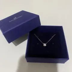 Swarovski ダイヤモンドカット ネックレス スクエア