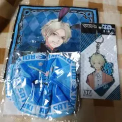 ツキウタ　ツキウサ　皐月葵　葵　５月　３個セット　キーホルダー　タオル　シュシュ