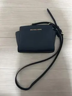 MICHAEL KORS ネイビーショルダーバッグ