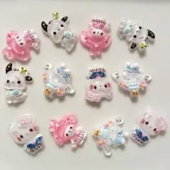 制服姿ネイルパーツ12個