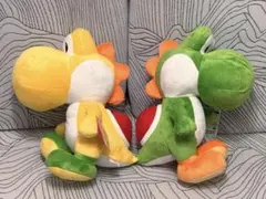 スーパーマリオ　特大サイズ　ぬいぐるみ　ヨッシー（立ちポーズ）黄&緑
