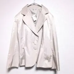 ブリジット テーラードジャケット 9号 ベージュ 光沢 セレモニー