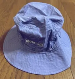 mont-bell キッズハット 紫色 FREE