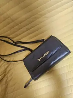 PLAYBOY スマホショルダーバッグ ブラック
