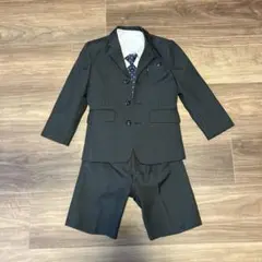 フォーマルスーツ 110 ショートパンツ、ワイシャツ付き　卒園式　入学式