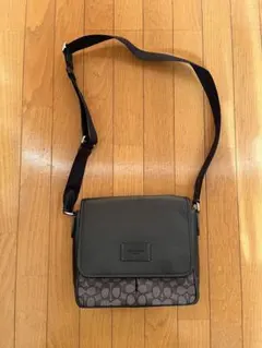 COACH ショルダーバッグ メンズ キャンバス×レザー CE534