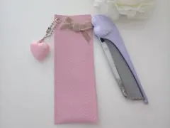 1点限りの特別価格！ReFaハートコームケース フェイクレザー チャーム付き